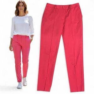 Lafayette 148 New York Straight Leg Slacks Pants Coral Women’s Size 6